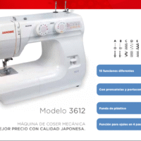 JANOME 3612 - Imagen 3
